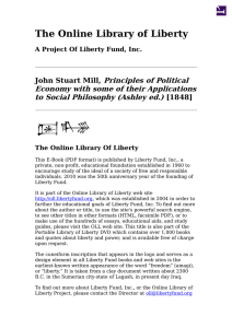 Online Library of Liberty: Principles of Political Economy with some