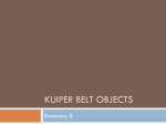 Kuiper belt objects - Rosemary`s ePortfolio