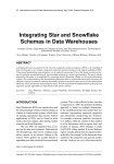 Integrating Star and Snowflake Schemas in Data Warehouses
