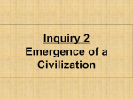 Emergence Civilization Class Notes