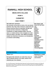 Chemistry - Rainhill High School