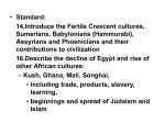 The Fertile Crescent