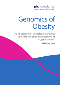 The Application of Public Health Genomics to the Prevention and