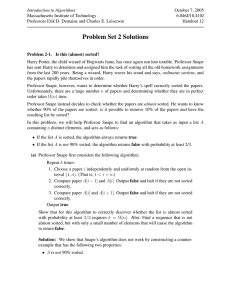 Problem Set 2 Solutions - Massachusetts Institute of Technology