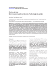 Cavernous sinus thrombosis of odontogenic origin