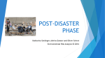 post-disaster intervention