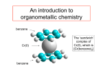 An introduction to organometallic chemistry
