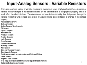 Arduino- Analog Input/Digital Output