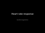 Heart rate response