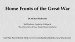 The Home Front - Michael Molkentin