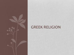 Greek Religion