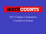 CHAPTER Countdown 2013 - FINAL