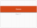 Chapter 12 Gases