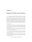 Expected Value and Variance