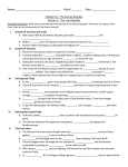 Chapter 10, Section 3 Student Note Form