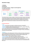 Species Interactions