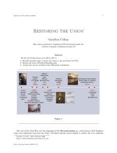 Restoring the Union
