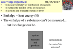 Enthalpy of combustion File