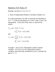 Statistics 510: Notes 7