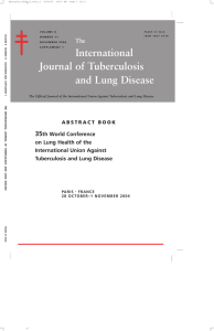 Int J Tuberc Lung Dis 2004: 8 (11 Suppl 1): S1