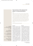 Oral carcinoma of the anterior hard palate: an unusual presentation