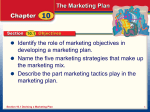 The Marketing Plan