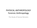 Forensic Anthropology