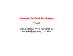 Advanced Artificial Intelligence CS 687 Jana Kosecka, 4444