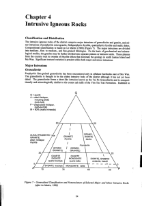 Chapter 4 Intrusive Igneous Rocks