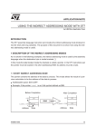 Using the indirect addressing mode with ST7