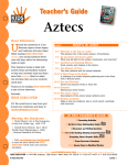 Teacher`s Guide Aztecs Teacher`s Guide ...........................www