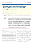 Differential Response to Cardiac Resynchronization