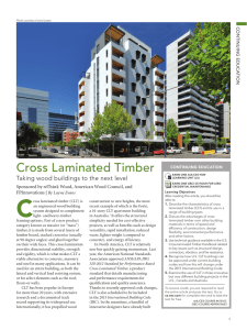 Cross Laminated Timber
