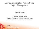 Driving a Marketing Vision Using Project Management
