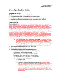 Content Outline HIS/113 Version 2 1 Week Two Content Outline