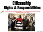 Citizenship Rights and Responsibilities