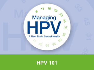 HPV 101 Power Point Presentation