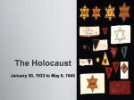the holocaust background power point