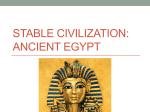 Stable Civilization: Ancient Egypt