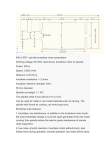 bldc motor controller specification