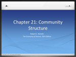 Chapter 21: Community Structure
