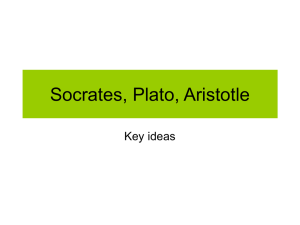 Socrates, Plato, Aristotle