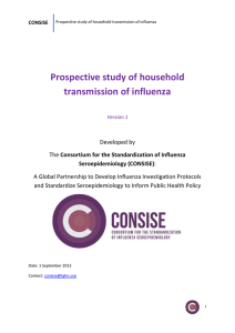 CONSISE Household Transmission Protocol September 2013