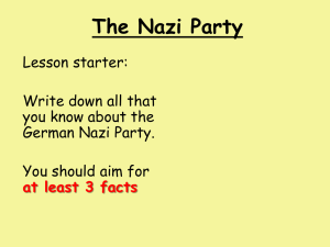 The Nazi Party