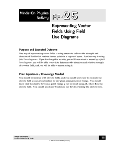 Representing Vector Fields Using Field Line Diagrams