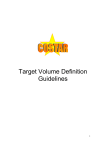 Target Volume Definition Guidelines