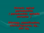 Chronic apical periodontitis