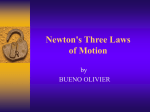 Newton`s Three Laws of Motion