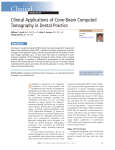 Clinical Applications of Cone-Beam Computed Tomography in