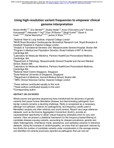 Using high-resolution variant frequencies to empower